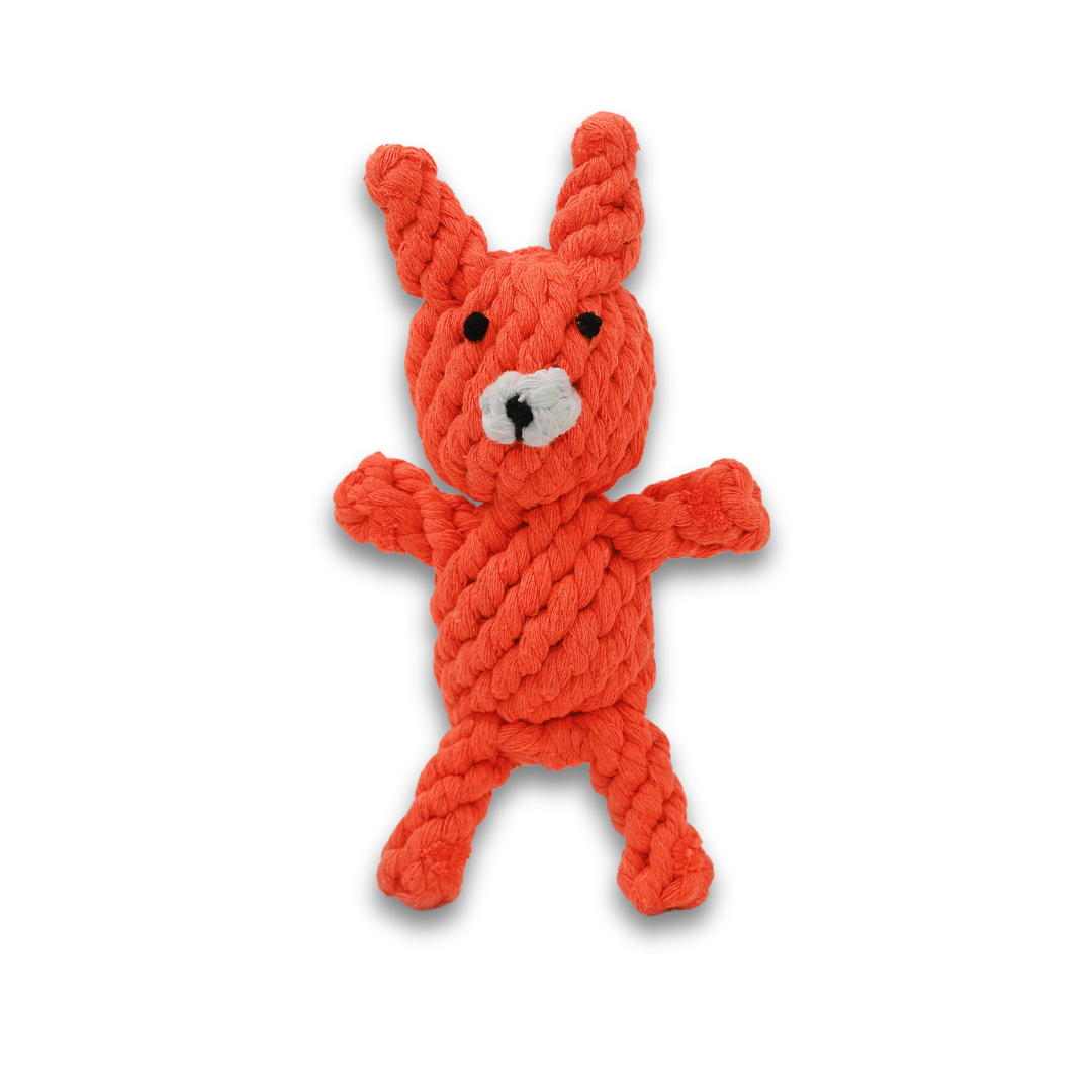 Handmade Eco-Fox Chew Rope Toys｜Handmade Dog Rope Toy