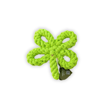 Handcraft Lucky Clover Macrame Dog Rope Toy