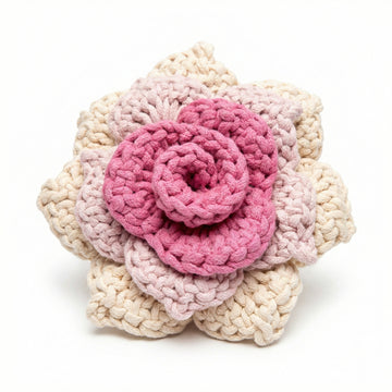 Prunus Blossom: Snuffle Flower Dog  Rope Toy | Handcrafted