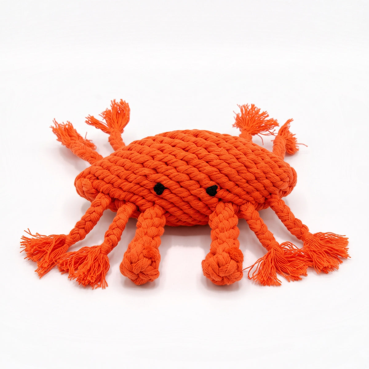 handmade crab pet rope toy
