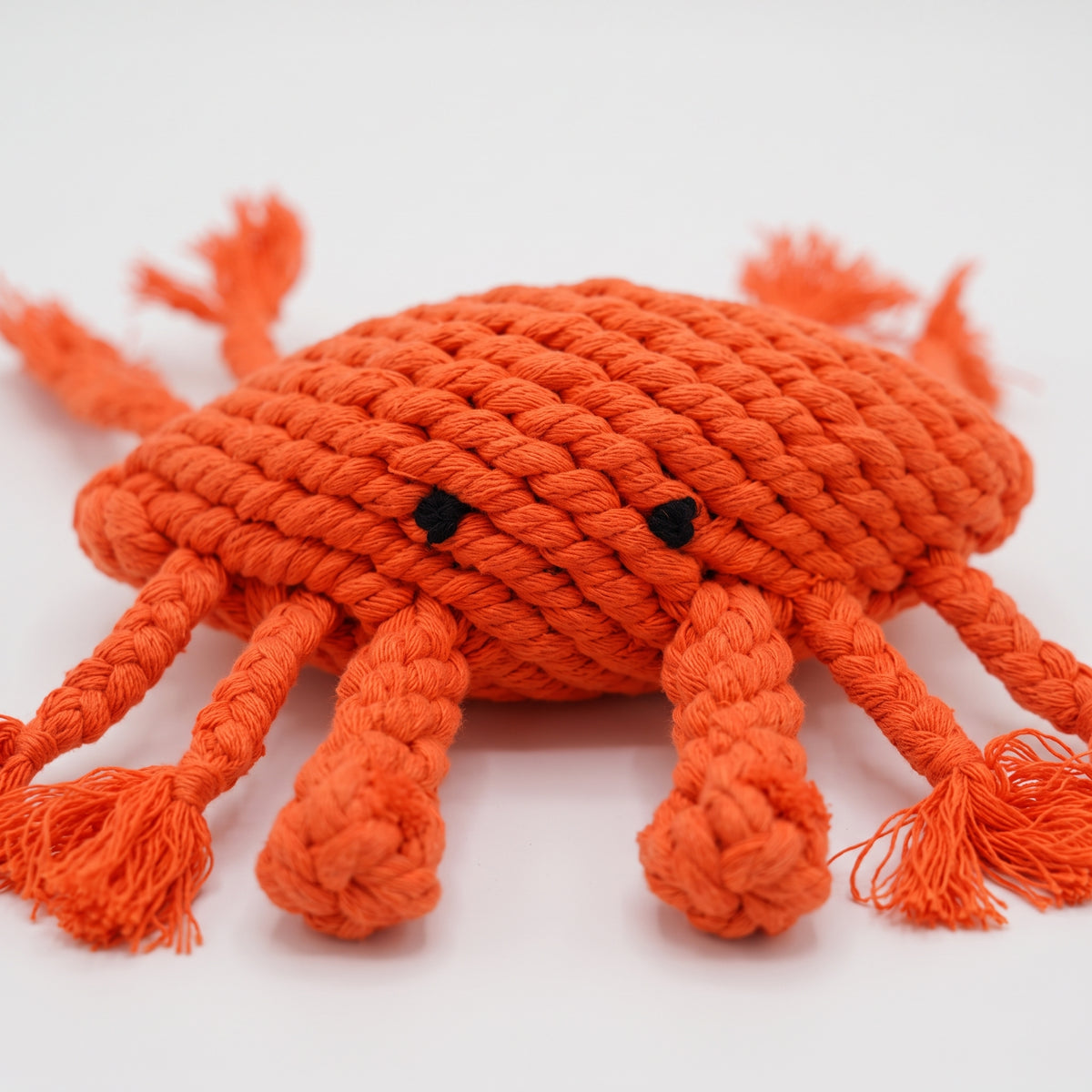 handmade crab rope toy for pet