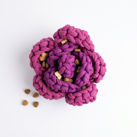 Monli Purple Cabbage Snuffle Pet Toy